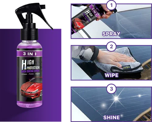 3 in 1 High Protection Quick Car Coating Spray - Image 2