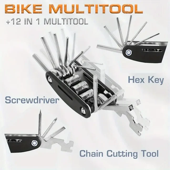 Multifunctional 16 In 1 Portal Bike Tool Kit - Image 6