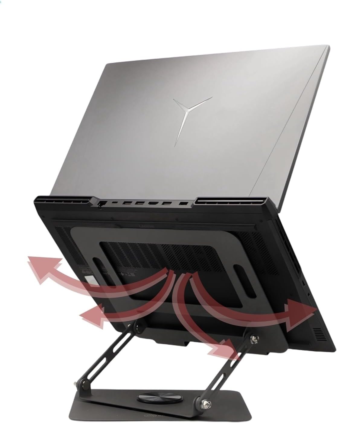 Adjustable Laptop Stand with 360° Rotating Base - Image 5